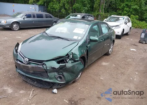 2015 Toyota Corolla Le Plus from USA, damaged, VIN 2T1BURHE7FC279981